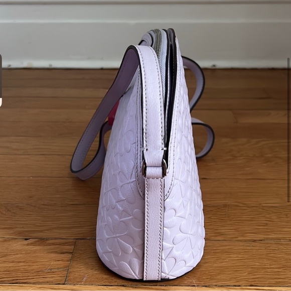 Kate Spade Hollie Spade Clover Geo Embossed Extra Large Dome Crossbody Bag - Picture 3 of 5